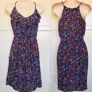 Rebecca Taylor Floral Ruffle Silk Dress 4